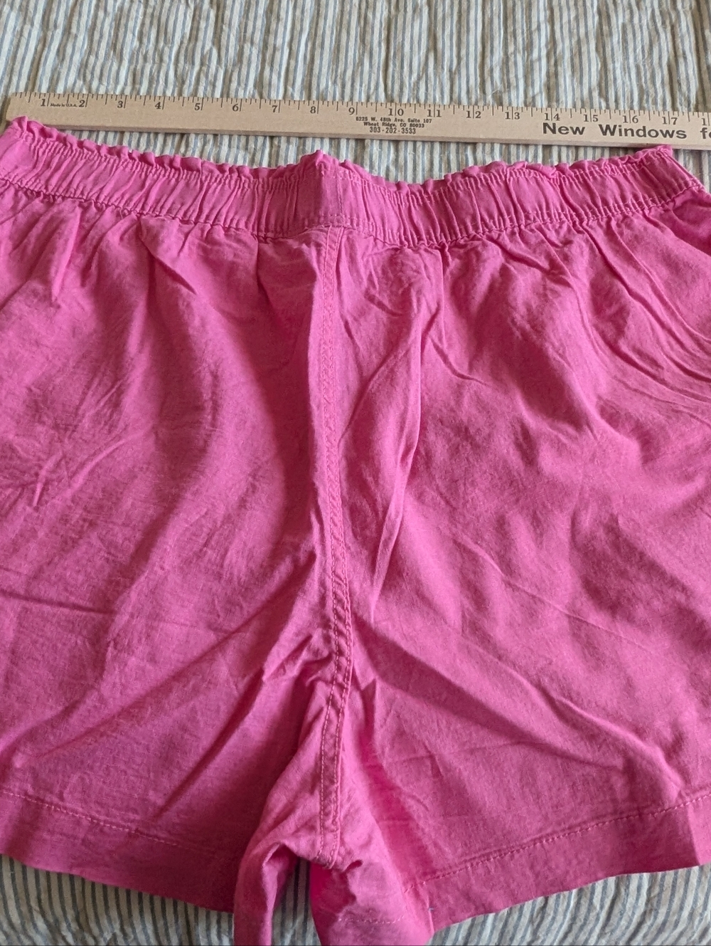 H&M Linen Blend Shorts Bright Pink Size XL